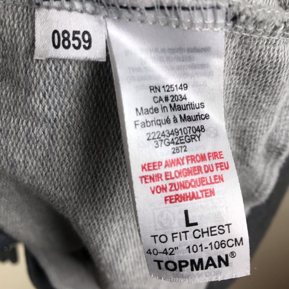 TOPMAN LOS ANGELES GRAPHICS Sweatshirt L - Picture 4 of 5